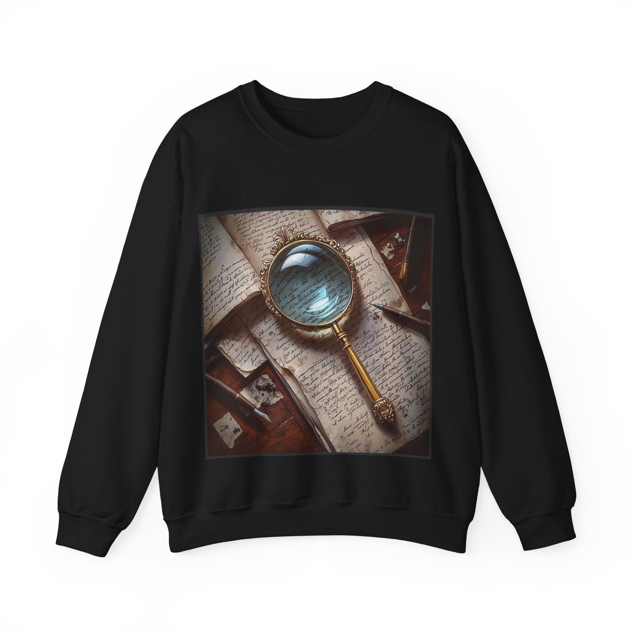 Magnifying Glass Mystery Sweatshirt — Poetcore by Canvas & Click
