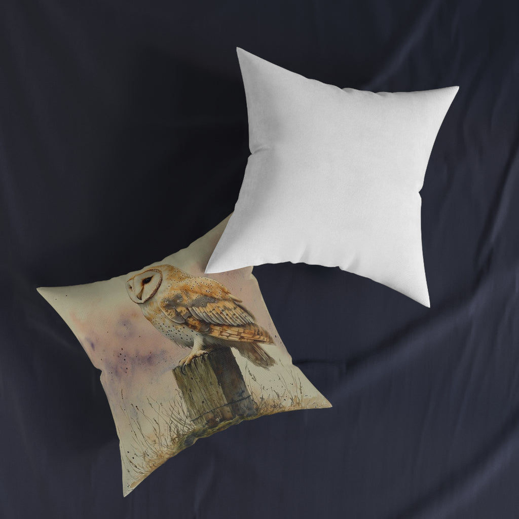 Barn Owl Twilight Throw Pillow — Wilderkind by Canvas & Click (view 4)