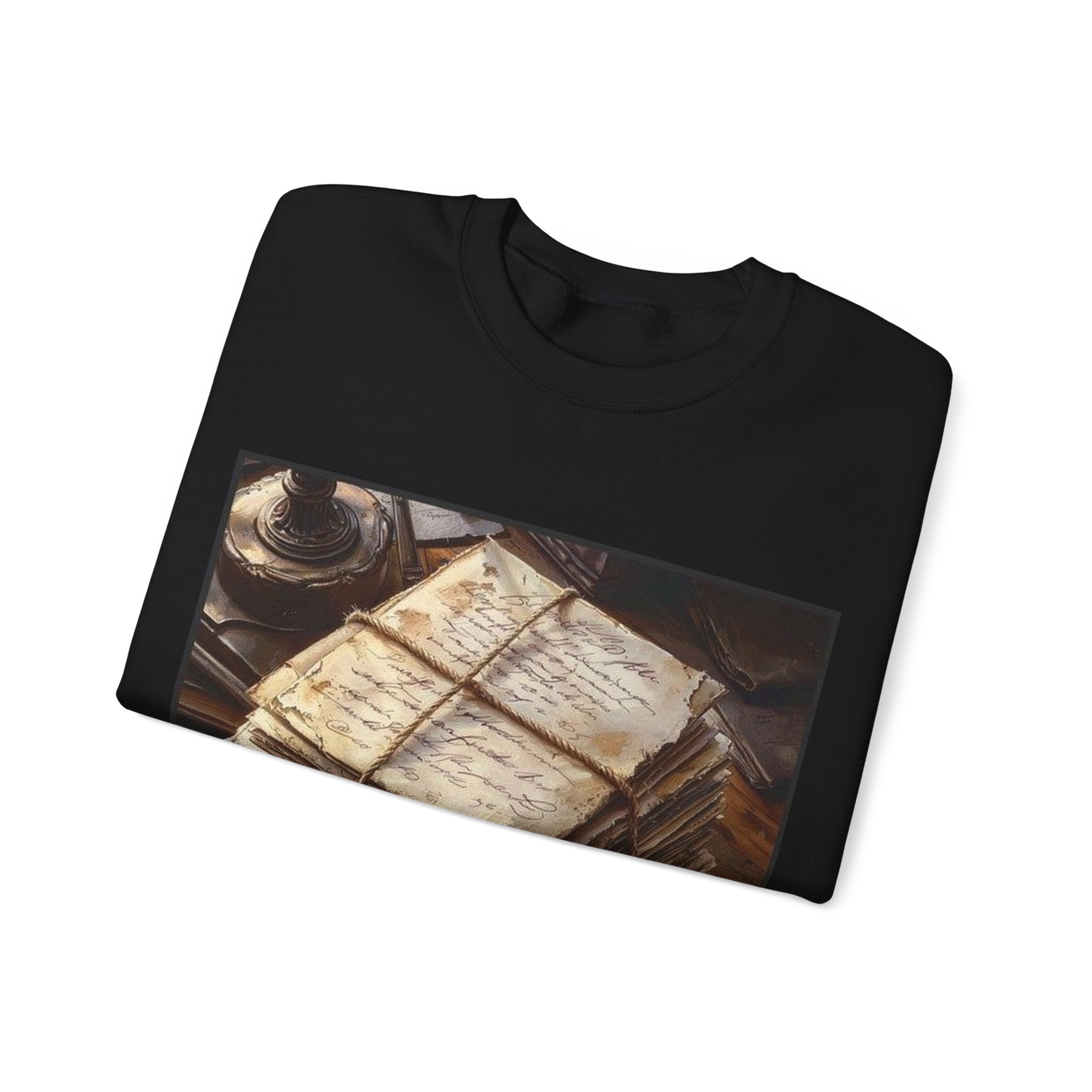 Twine-Bound Letters Sweatshirt — Poetcore by Canvas & Click (view 3)