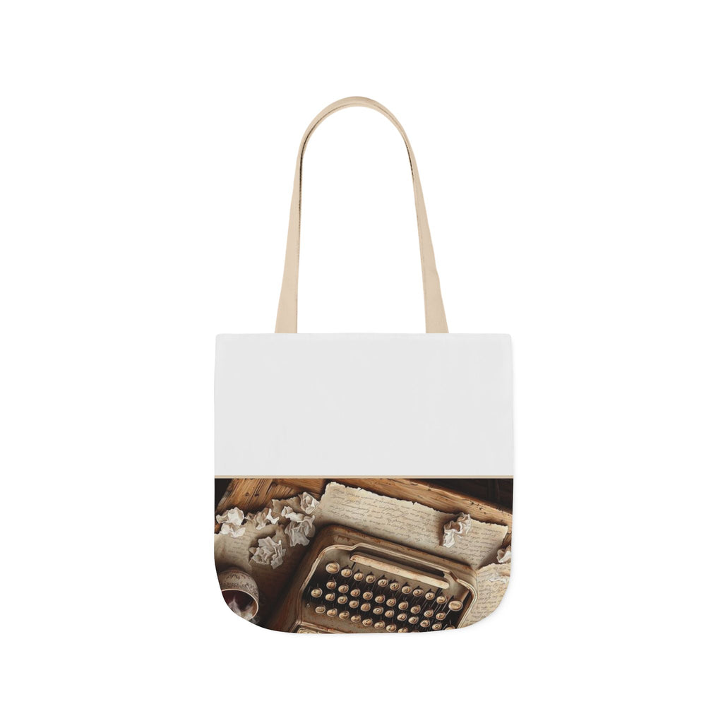 Vintage Typewriter Poetry Tote Bag, Poetcore by Canvas & Click (view 5)