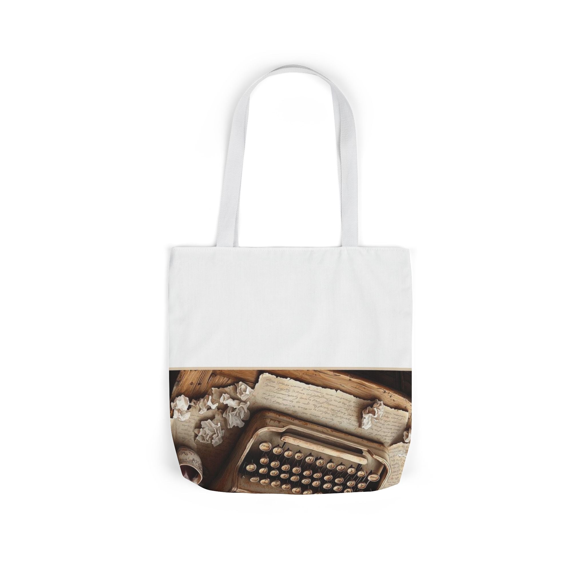 Vintage Typewriter Poetry Tote Bag, Poetcore by Canvas & Click (view 12)