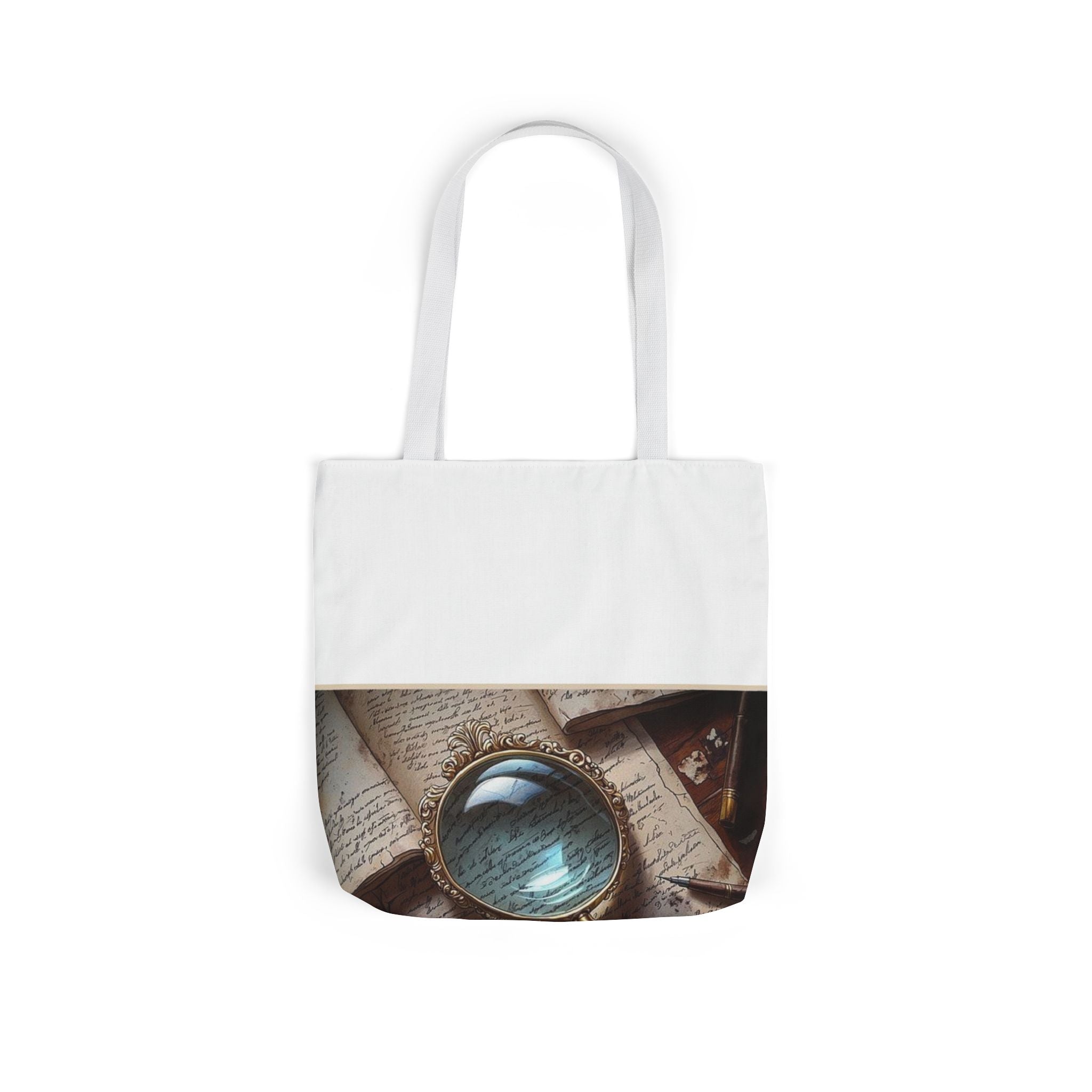 Magnifying Glass Mystery Tote Bag — Poetcore by Canvas & Click (view 10)