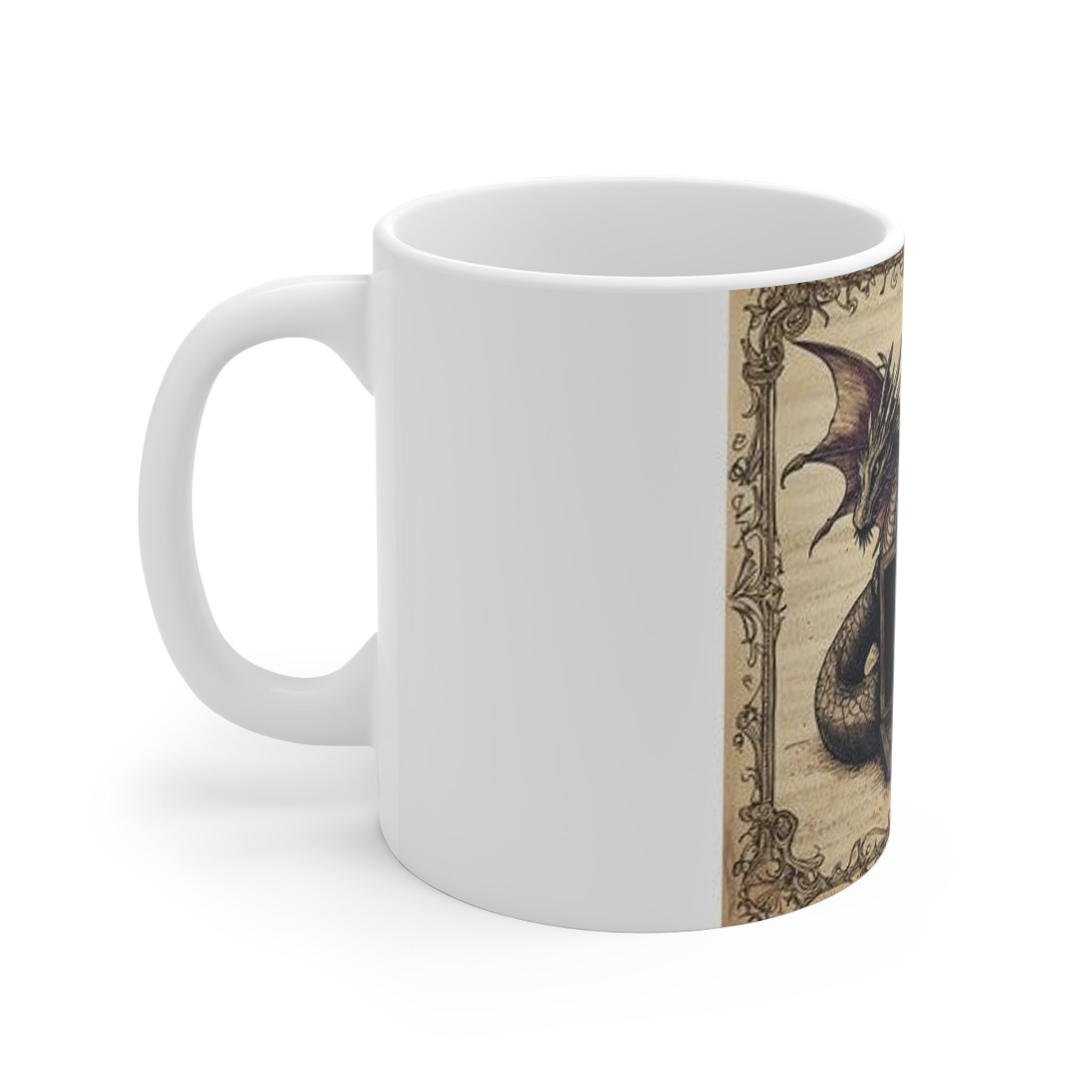 Dragon Laptop Guardian Mug — Castle Culture by Canvas & Click (view 4)