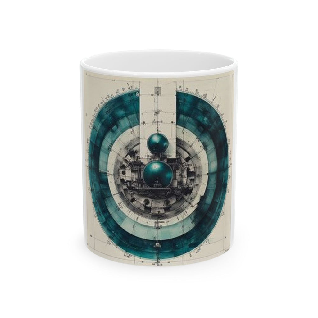Precision Microtome Wheel Art Mug - Histotech Lab Gift