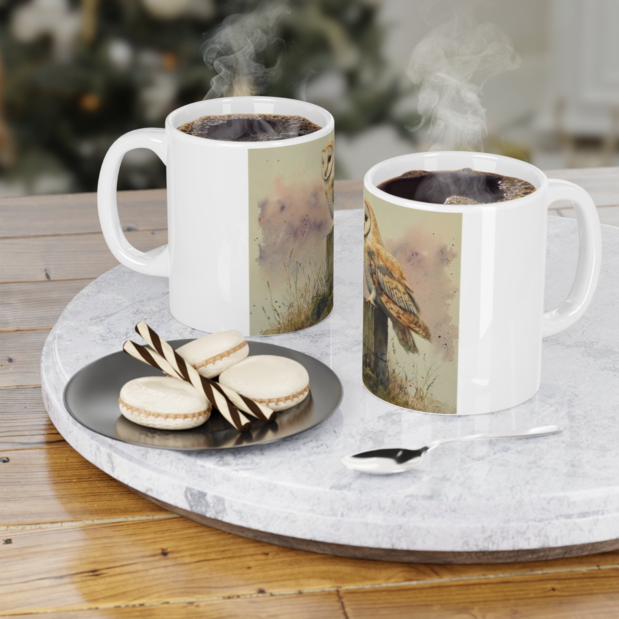 Barn Owl Twilight Mug — Wilderkind by Canvas & Click (view 6)