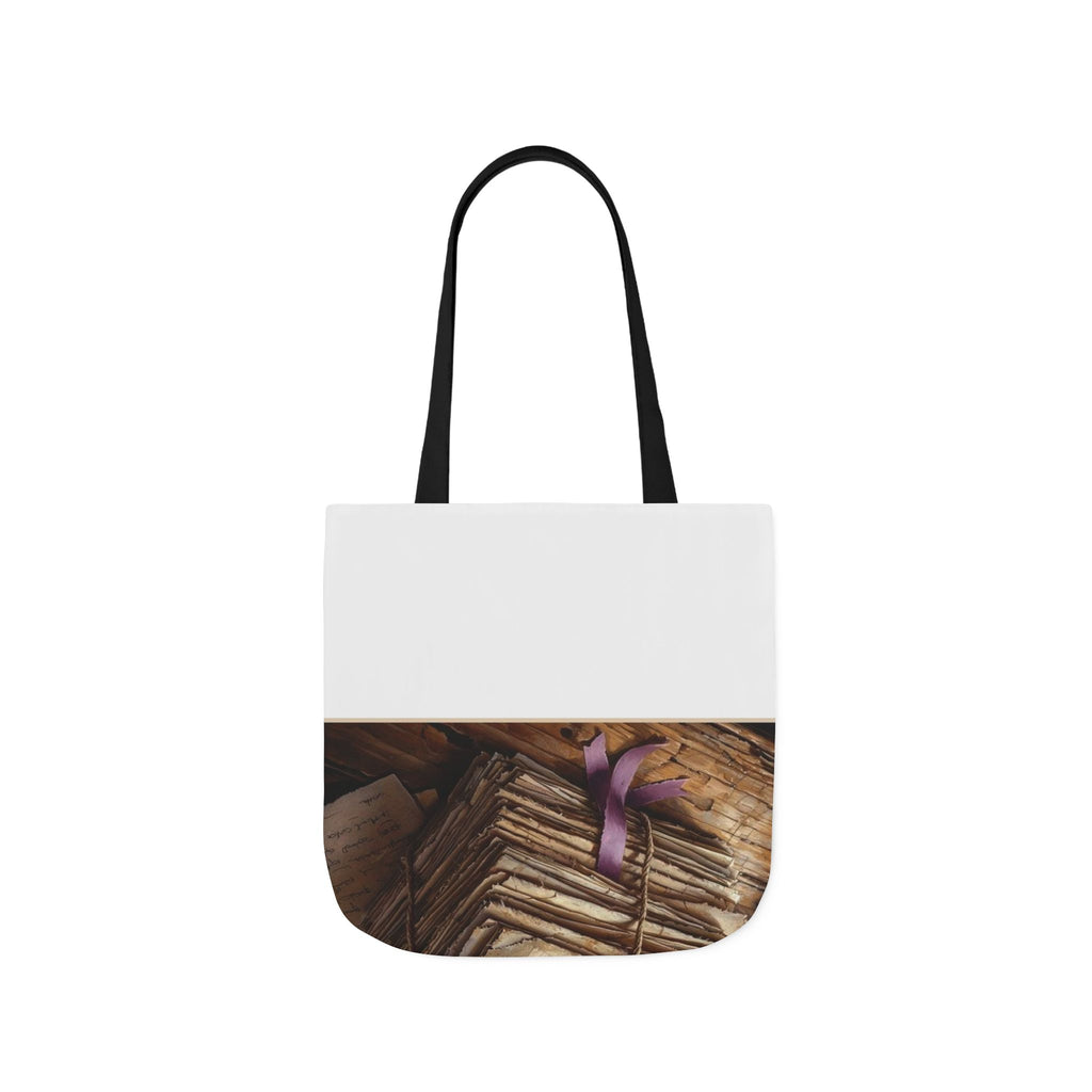Twine-Bound Letters Tote Bag, Poetcore by Canvas & Click (view 8)