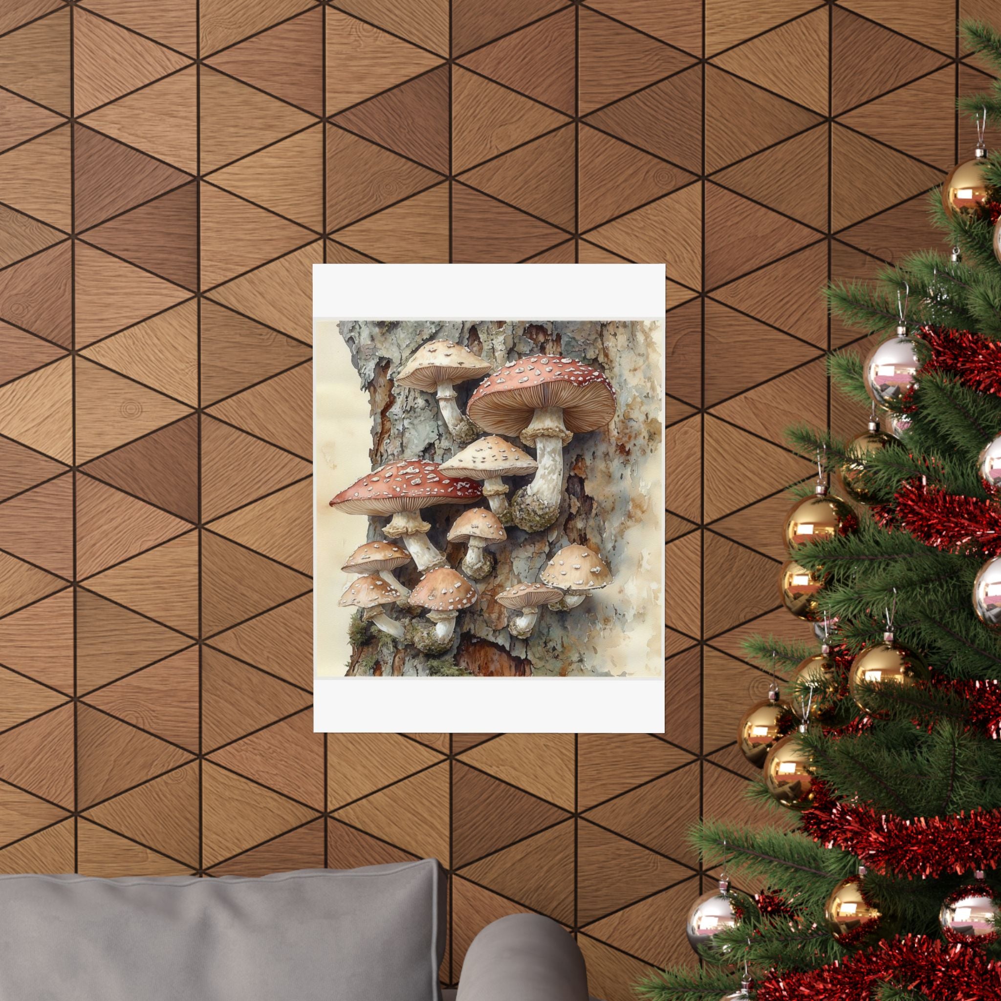 Wild Mushroom Botanical Art Print, Wilderkind by Canvas & Click (view 12)