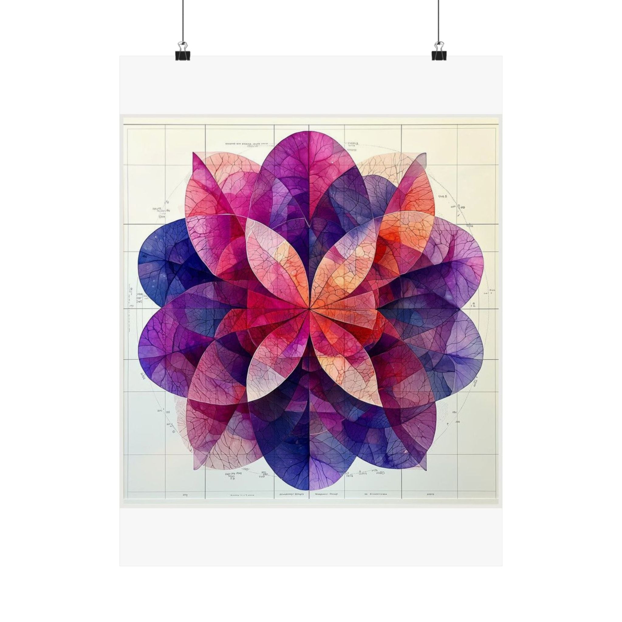 Kaleidoscopic Tissue Ribbons Art Print — Histotechnology by Canvas & Click (view 3)