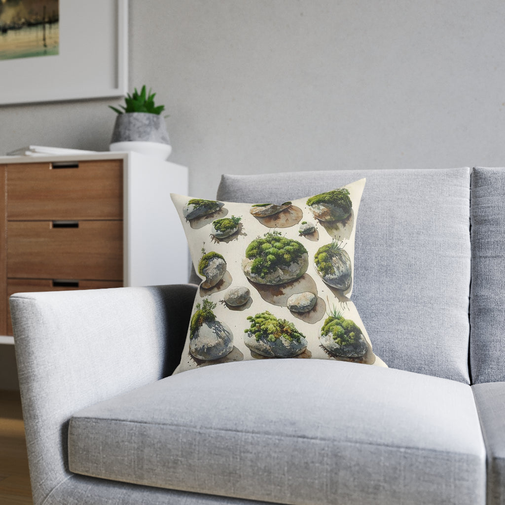 Moss River Stones Throw Pillow — Wilderkind by Canvas & Click (view 8)