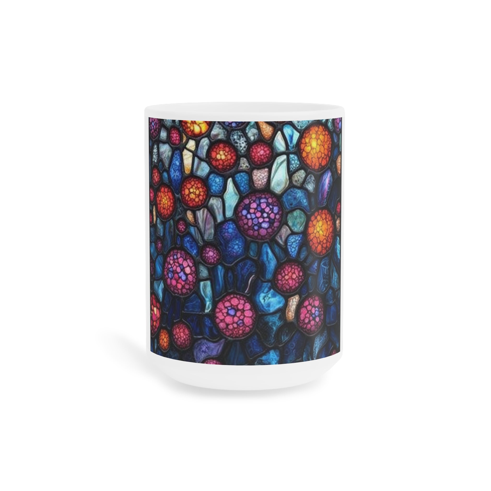 Cellular Stained Glass Mug — Histotechnology by Canvas & Click (view 2)